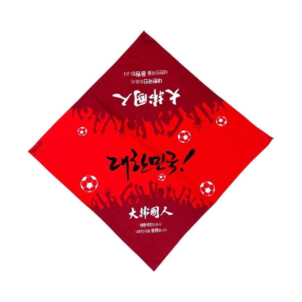 대한민국 붉은악마 반다나  