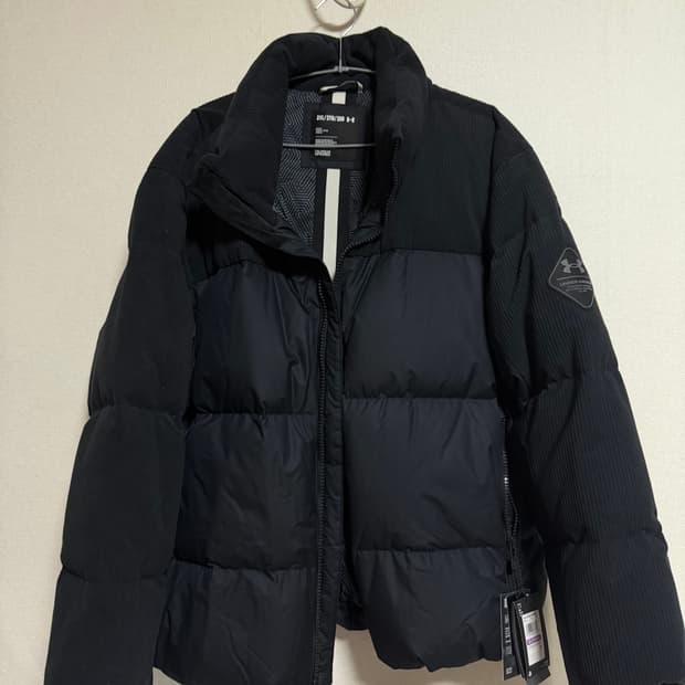 언더아머 UA Limitless 다운 코듀로이 패딩 블랙 2XL