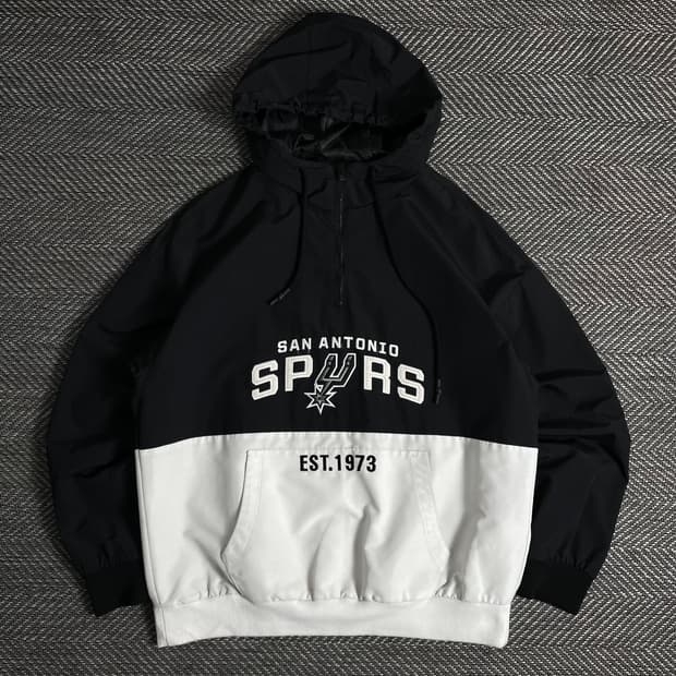 NBA 샌안토니오 스퍼스 빅로고 아노락 웜업o 2819