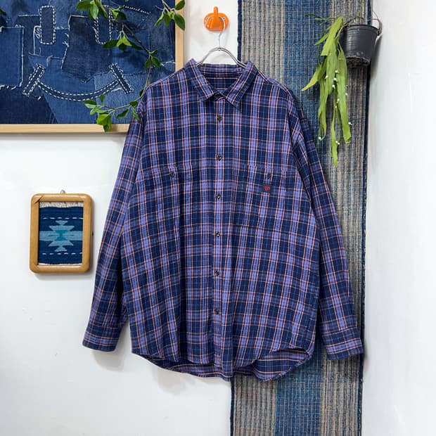 PAPAS  Flannel Check Shirt