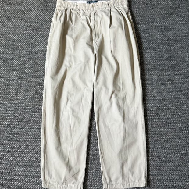 (32) 폴로 랄프로렌 HAMMOND 더블 플리츠 치노팬츠