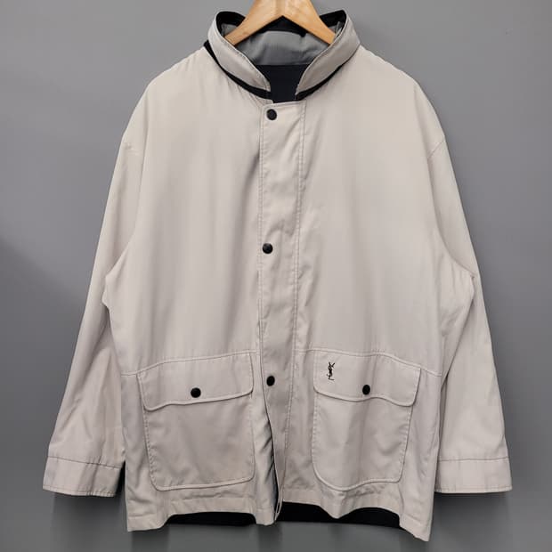 YvesSaintLaurent YSL 리버시블 블루종 자켓