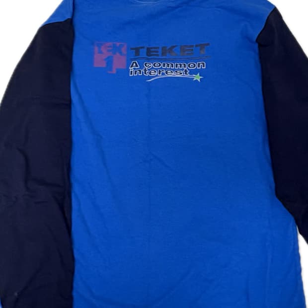 테켓 블루 롱슬리브 M