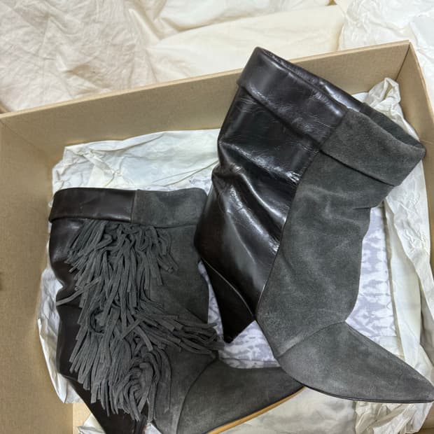 이자벨 마랑 프린지 부츠 36