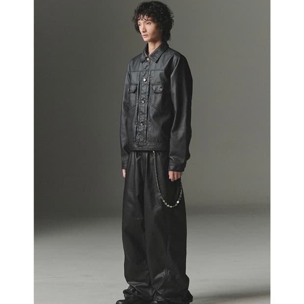 낫포너드 코팅 데님 셋업