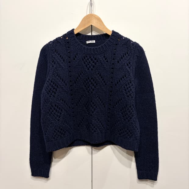 미우미우 알파카 니트 스웨터