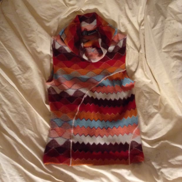 Missoni sport turtleneck neat sleeveless