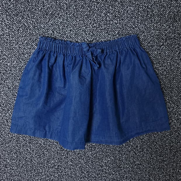 [무료배송][115]폴로 키즈 밴딩 데님 스커트 청치마