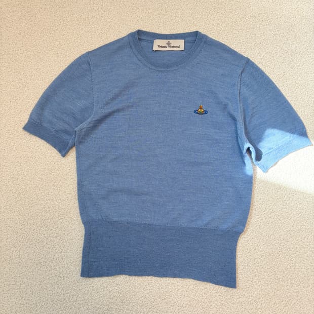 비비안웨스트우드 베아 니트 인디고 블루