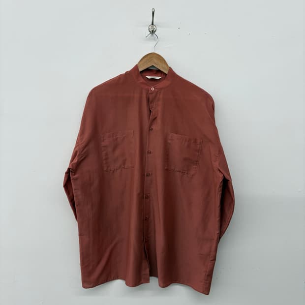 BEAMS 차이나 카라 셔츠 공용 XXL