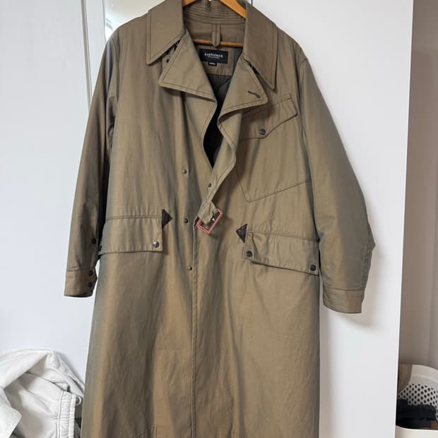 이스트로그 밀리터리 트렌치 코트