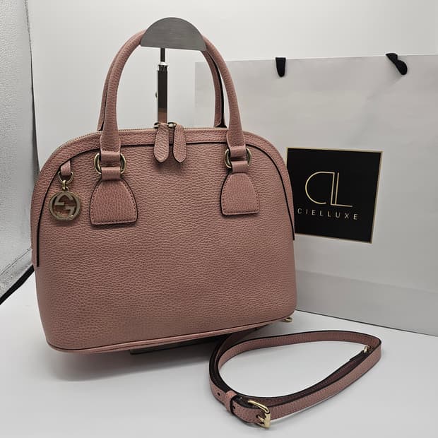 정품 구찌 인터로킹 돔 토트 숄더백