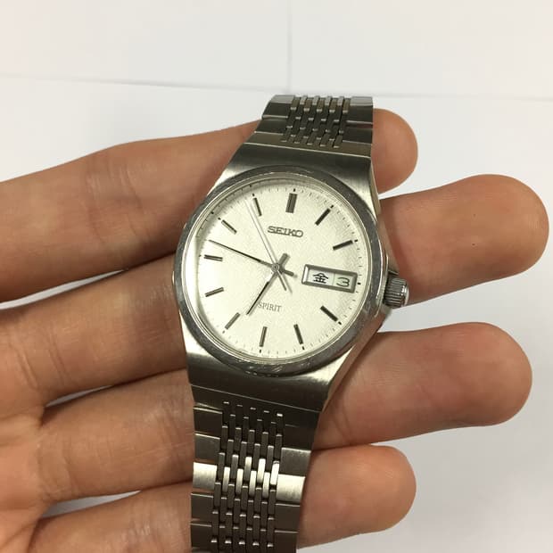 90s seiko sprit quartz herringbone