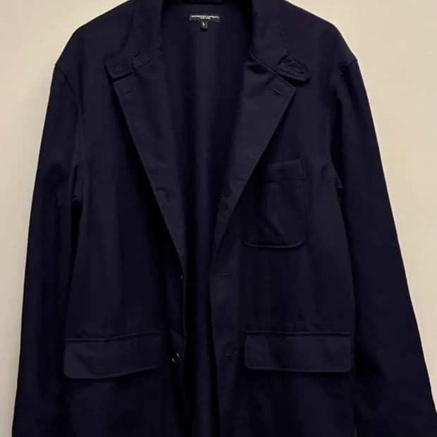 엔지니어드가먼츠 로이터 자켓 L 유니폼 서지 울 다크네이비