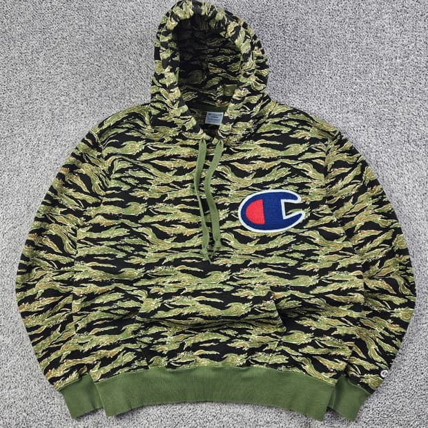 챔피온 카모플라쥬 패턴 후드 티셔츠 ( L ) / 10439