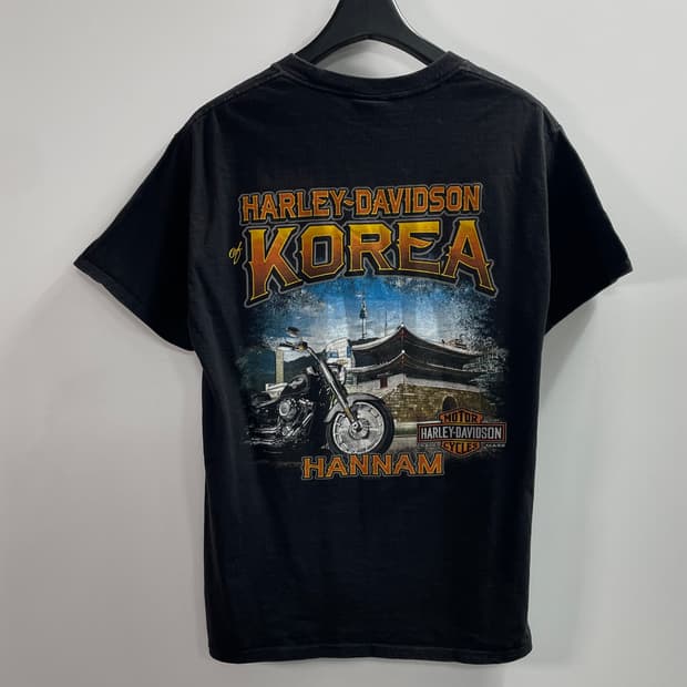 할리데이비슨 코리아 한남동 프린팅 반팔티 (on.745)