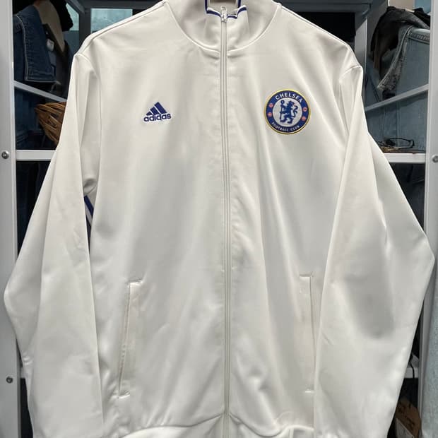 10s 아디다스 챌시 져지 데드스탁 트랙 자켓 화이트