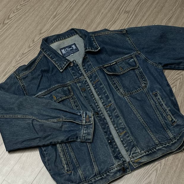 빈티지 데님 청자켓