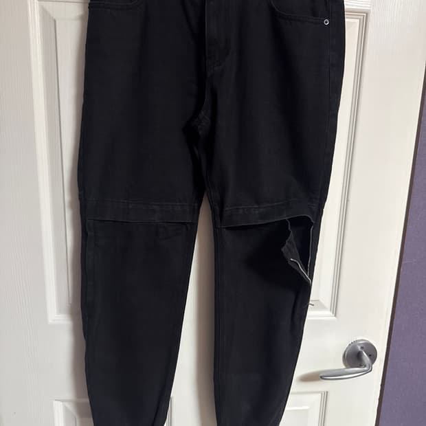 준지조거흑청팬츠