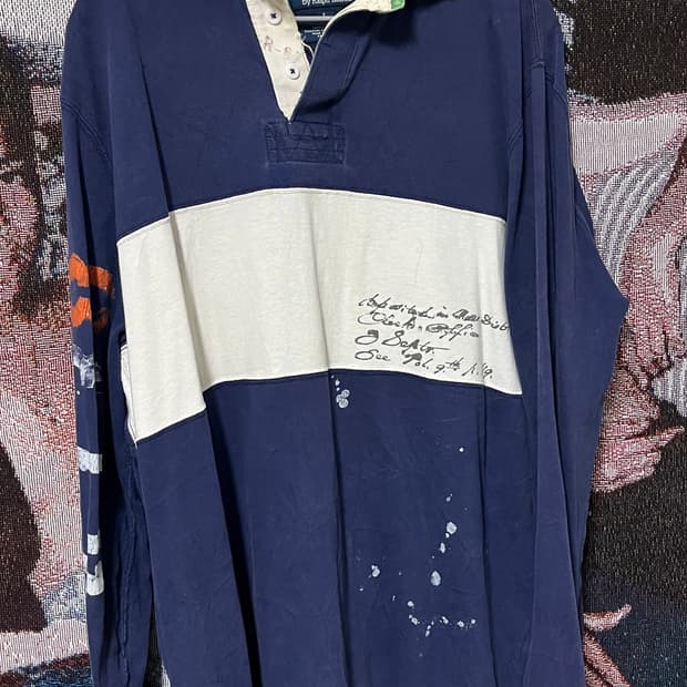 랄프로렌 빈티지스타일 럭비티