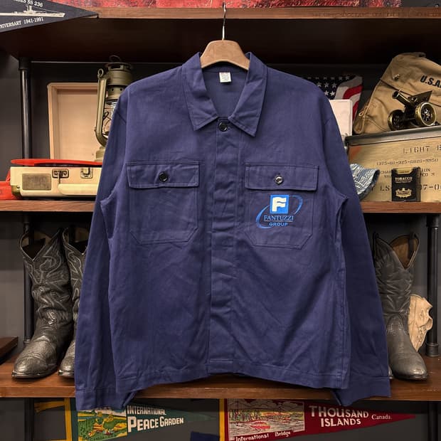 90s 오리지널 프렌치워크자켓 2포켓 리얼워크 패치 N804