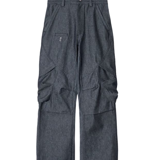 (새상품) M 이그노타 코어:14 쉘 카고 팬츠 인디고