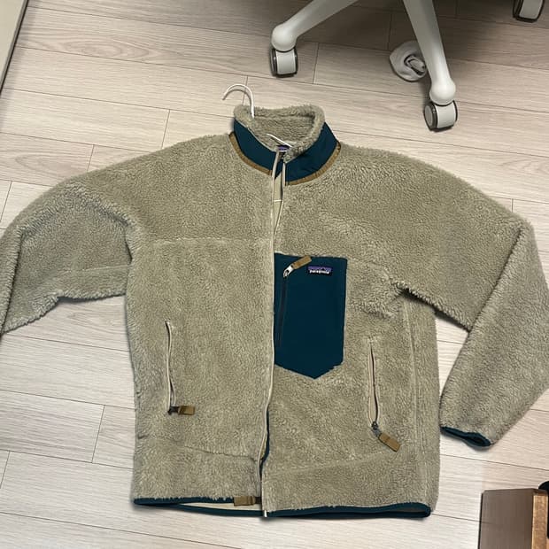 파타고니아 클래식 레트로X 자켓 펠리컨 다크 보레알리스 그린