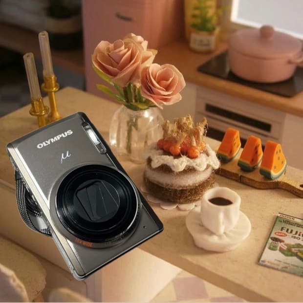 희귀 샴페인 골드 올림푸스 뮤 9010 작례o