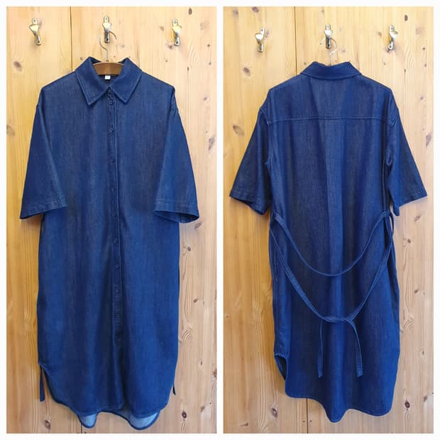 77/88.COS 데님 벨트립 원피스