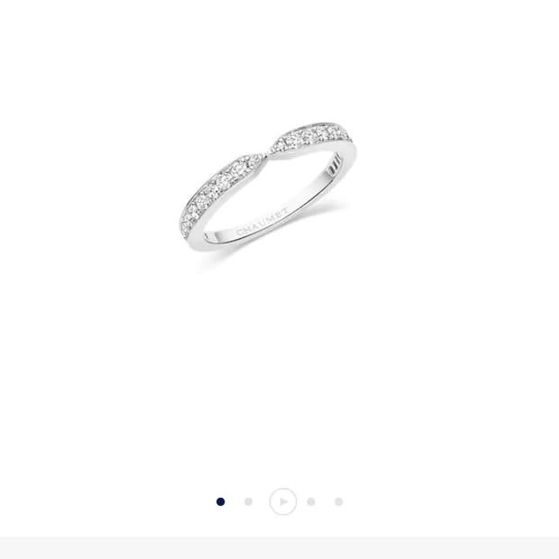 쇼메 트리옹프 드 쇼메 링 플래티넘 다이아몬드