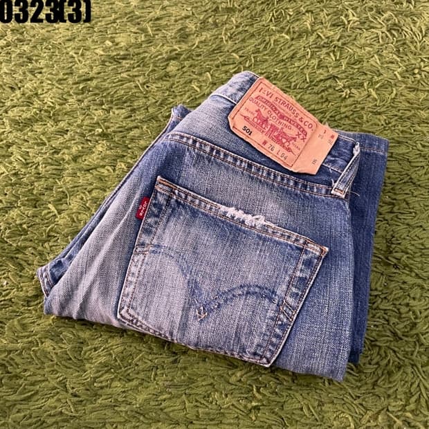 리바이스 501 청바지 데님팬츠 