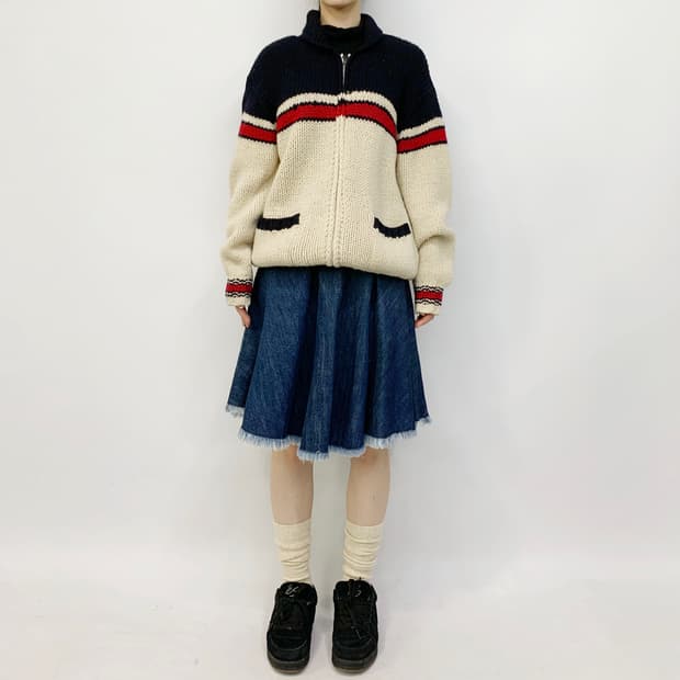 PARALYSER 니트 집업