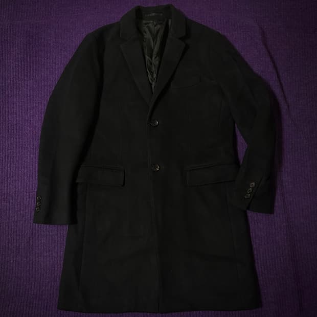 JOURNAL STANDARD Black Wool Coat