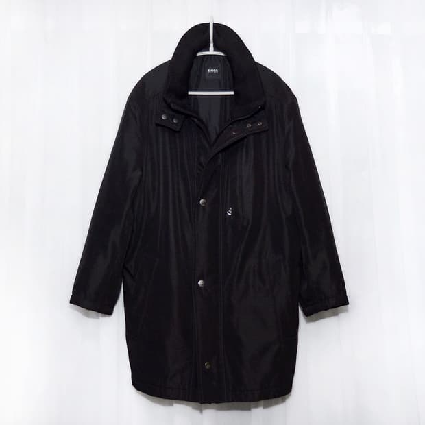 휴고 보스 코룸 더블 카라 패딩 코트 오버 자켓 (48 / 105+)