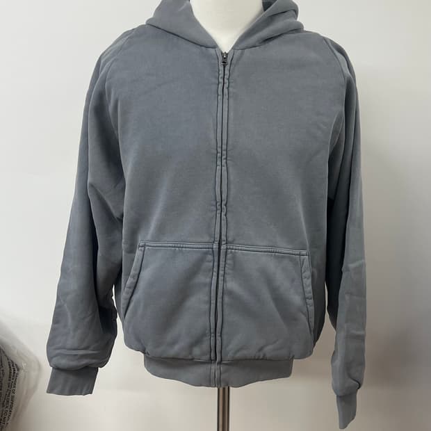(새상품)이지갭 후드집업 포에틱그레이 M