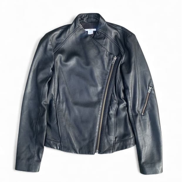 헬무트랭 레이디스 램스킨 라이더 자켓