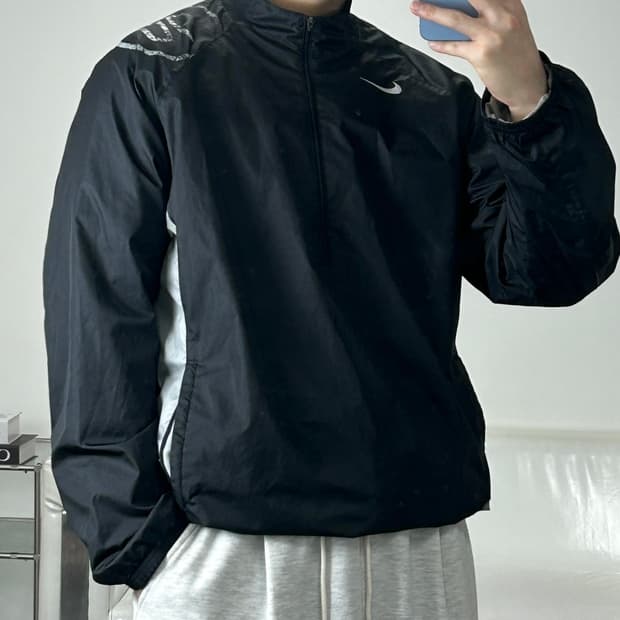 나이키 00s T90 배색 아노락 L