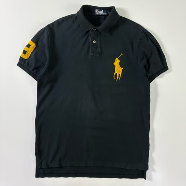 Polo 폴로 랄프로렌 빅포니 코튼 딥네이비 반팔 카라티셔츠