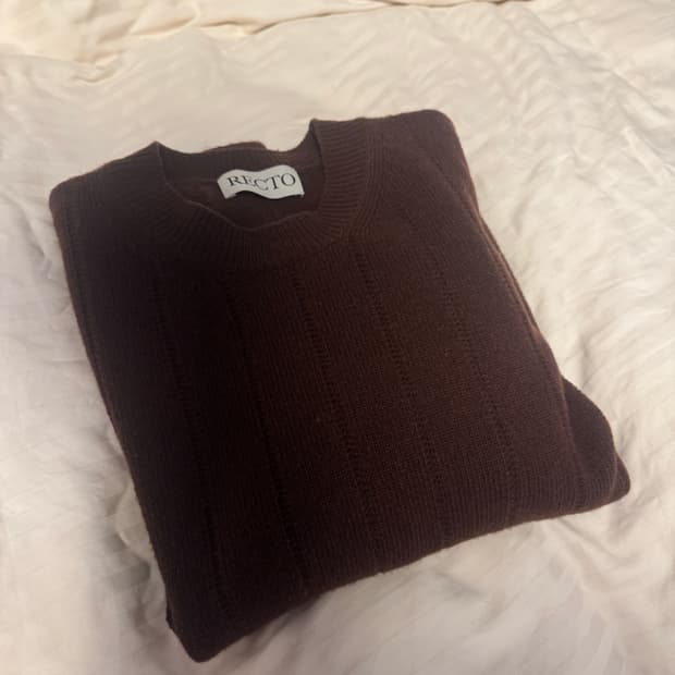렉토 러블리니트 브라운 s size