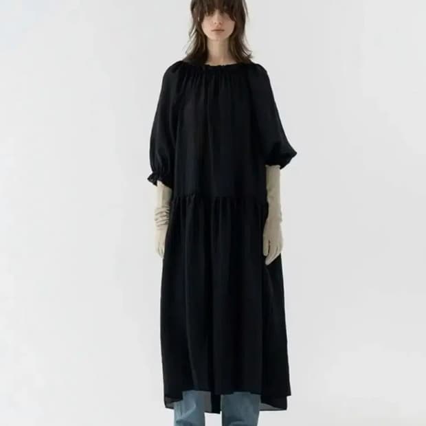 비아플레인 시몬 원피스 블랙