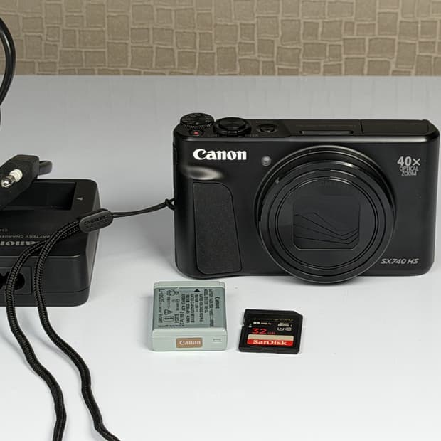 캐논 SX740HS 빈티지 레트로 감성 셀피 카메라 신품급