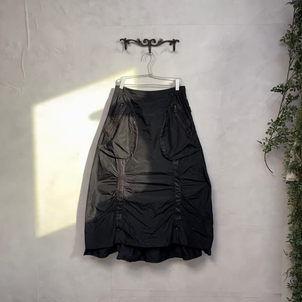 Sysmax black balloon shirring cargo sk
