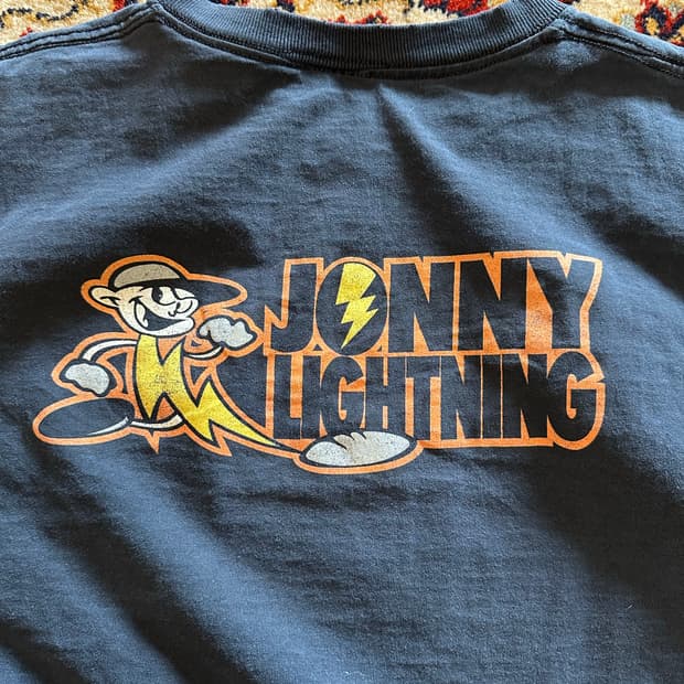 90s Johnny Lightning "Bolt Man" Tee - XL