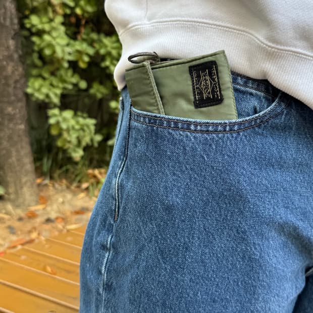 요시다 포터 탱커 반지갑 지갑