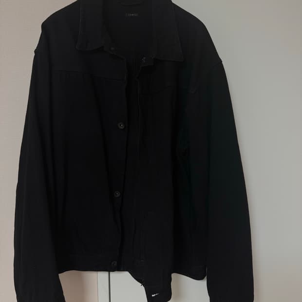 [4] 코모리 22aw 데님 자켓 블랙