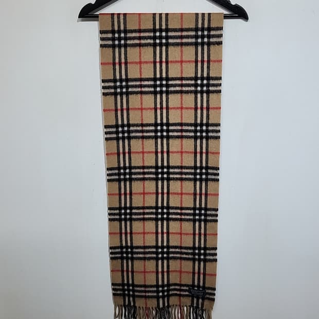 (정품) 버버리 캐시미어 목도리 노바체크 머플러 