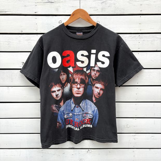 Vintage 빈티지 오아시스 밴드티 반팔 티셔츠