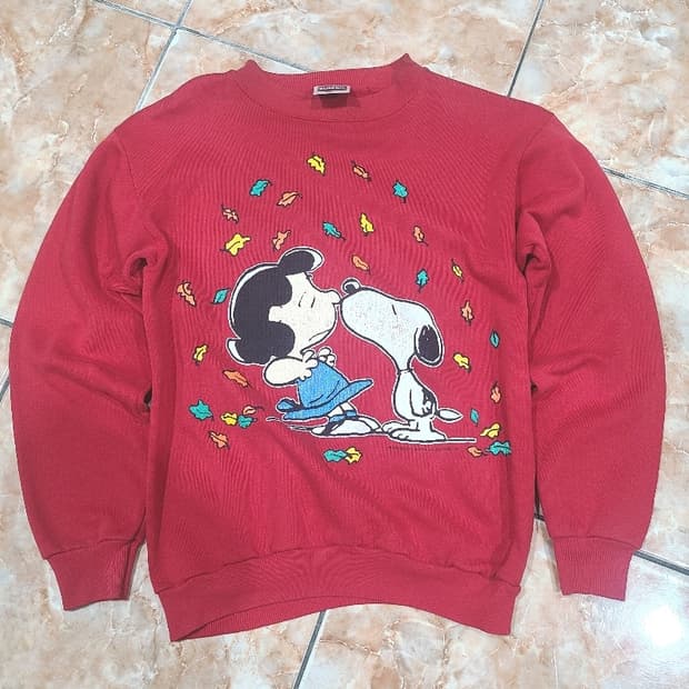 90년대 TULTEX 스누피 빈티지 스웻셔츠