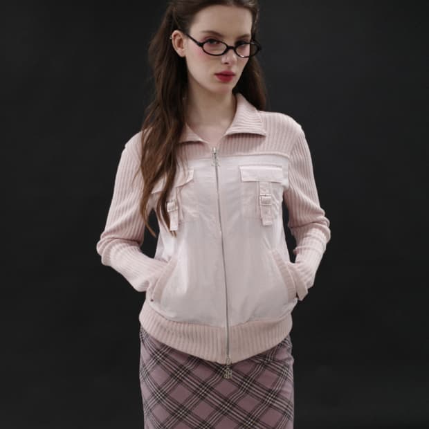 드라이로즈 투웨이 니트 자켓