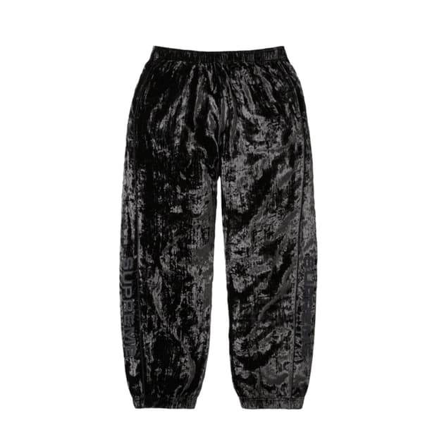 슈프림 크러쉬드 벨벳 팬츠 23FW